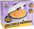 Narwhal Electric Waffle Maker - Removable Unicorn Plate, Non-Stick Waffler, Adjustable Temp, Makes 8" Waffles