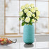 Admired By Nature 15 Head Artificial Flowers - Roses Bud Bush Spring Faux Flower Arrangement for Wedding Home Decor