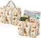 VENO 2 Pack Cooler Bag, Insulated Grocery Bags for Food Delivery, Collapsible