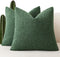 Foindtower Set of 2, Decorative Textured Boucle Throw Pillow Covers Accent Solid