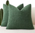 Foindtower Set of 2, Decorative Textured Boucle Throw Pillow Covers Accent Solid