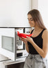 Microwave Bowl Cozy Huggers Set of 4, Durable Bowl Holder for Hot and Cold Dishes