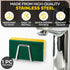 NADOBA Stainless Steel Sponge Holder for Kitchen Sink, Compact & Durable, Easy to Install, Saves Storage Space
