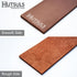 Brown Leather Strop with Compound, Razor-Sharp Edges with Stropping Kit and Honing Compound