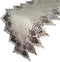 Lace 65" Table Runner, Dresser Scarf, Neutral Earth Tones, European Lace