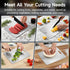 SkylineSip Board,100% 2026 (14''L 10''W) Titanium Cutting Pure Titanium Cutting Boards for Kitchen, New Double Sided