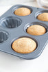 Fox Run Fluted Muffin Pan, Metallic, 14 x 10.5 x 2 inches