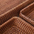 Rattan Serving Tray, Rectangular Woven Tray, Natural Wicker Decorative Baskets for Kitchen, Bathroom, Tabletop (Dark