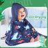 6 Oudain Pcs Kids Hooded Bath Towel with Hood Microfiber Beach Baby Pool Beach Towel for Boy Girls Toddler Kids