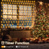 6.6 9.8Ft 200 8 Dimmable echosari Net Lights Battery Powered, x LED Net Bush Lights with Mode Timer Remote, Mesh