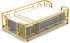 Guest Towel Holder Tray for Bathroom Gold Napkin Holder for Disposable Paper