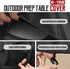 40" 32" 420D Outdoor Prep Table Cover Fits Royal Gourmet Double-Shelf & Keter Unity Portable Cart Waterproof Heavy Duty