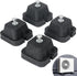 Forestchill Rubber Anti Vibration Mount Bracket, 4 Pack for Mini Split Air Conditioner, Noise & Shock Absorbing