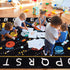 Rug,59"X39.4" Outer Space Kids ABC Alphabet Educational Kids Rugs for Playroom,Non Slip Solar System Galaxy Planets
