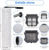 MIBUMIKI (5 S5/Floor S5 2 S5 Pieces) Replacement Brush Rollers and HEPA Filters Compatible with Tineco Floor ONE One