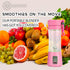 Portable Shakes & Smoothie Blender | Rechargeable & User Friendly | Personal Blender | Six Blades | Mini Home USB | Convenient for Traveling, Gym, Working & Exercising | 380ML (Pink)