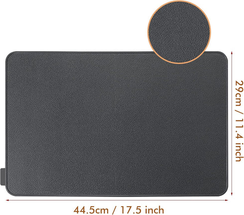 Webake Placemats Silicone Table Mats Set, Washable Kitchen Place Mat, Heat Resistant Waterproof Insulation Mats 16 x 12