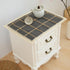 Tablecloth Nightstand End Tabletop Dust Cover 15.7x17.7 Night Stand Table Linen -