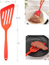 Red Silicone Kitchen Cooking Utensil Sets, Nonstick Heat Resistant Cooking Tools for Cookware