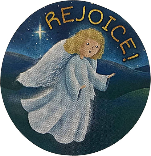 The Holy Family Assorted Nativity Scenes Stickers, 1 1/2 Inch, Roll of 100