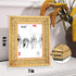 Rattan 4x6 Picture Frame, Wicker Boho Rustic Photo Frame, Vintage Stand Table Top Desk (4x6 Inch)