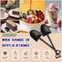 OaaXbbECco Novelty Mini Shovel Shape Spoons, Cute Disposable Plastic Dessert Spoons (50 Count)