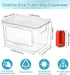 2 Pack 13/30/33 Vtopmart Trash Bag Holder, Stackable Garbage Bag Dispenser for Gallon Bags, Clear Organizer Bins