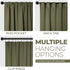 2 Pack, Set 2, 52" 72", Superior Blackout Curtains, Room Darkening, Bedroom, Drapes, Kitchen, Living Room Window