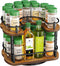 Spice Rack Organization for Cabinet - Height Adjustable Rotating Lazy Susan Organizer,