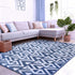 Ompaa Ultra Soft Shaggy Rugs Memory Foam Bedroom Carpet, Blue 4 x