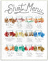 Stupell Industries Cocktail Shot Menu Wall Plaque, 10 x 15, Off-White, Designed by Daphne Polselli