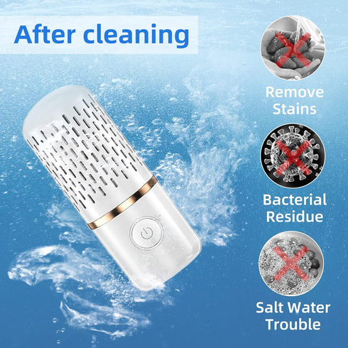 Fruit and Vegetable Cleaning Machine, USB Wireless Food Purifier for Washing Fruits, Vegetables, Rice, Meat, Tableware