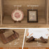 3.5 Inch Plate Stand for Display, Wooden Easel Frame Holder for Large Deep Bowls, Platters, Dishes