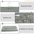 1-Pack Hanging Jewelry Organizer, 80-Pocket Dual-Sided Storage for Earring, Necklace, Bracelet, Ring Travel Holder, Gray