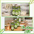 20 Pack Favors(4 oz,Olive Queekay Mini Swing Top Glass Bottles for Vanilla Extract Homemade Olive Oil Bottles with Lids