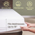 SafeRest 100% Waterproof King Size Mattress Protector, Fitted with Stretchable Pockets, Machine Washable Cotton