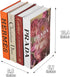 Weawilson 4 Set Pcs Decorative Faux Books for Home Decor Modern Fake Books for Coffee Table, Bookshelf & Bedroom