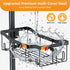 Tondid 6 2 47-122 Inch, Shower Caddy Corner, Tier Tension Pole Rod Bathroom Organizer Shelves, Adjustable Bathtub