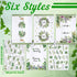 6 Pcs Herbs Kitchen Towels - Medical Herbs Dish Towels, Farmhouse Fresh Hand Towels, Gifts for Herb Lovers