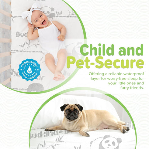 Buddha Bear Mattress Protector Waterproof | Extra Soft | (King)