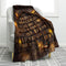 Jekeno Vintage Books Cat Bookshelf Blanket Gifts for Women Men Kids Girls