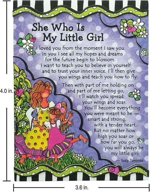 Blue Mountain Arts Daughter Magnet with Easel Back by Suzy Toronto, 4.9 x 3.6 Inches, Birthday or "I Love You" Gift