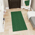 Ottomanson Scrabe Rib Collection Non-Slip Rubberback Indoor/Outdoor Runner Rug, Solid Design 3X2, 2'7'' x 2', Green