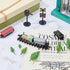 13 Set Pieces Train Cake Toppers Train Cake Decorations Train Birthday Party Supplies Mini Train Toy Train Track