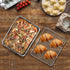 Zacfton Baking Sheet with Wire Rack Set, Stainless Steel Cookie Sheet Baking Pan, 12.4 x 10 x 1 Inch