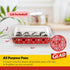 Glad Disposable Aluminum All Purpose Pans in Red, White & Blue Stars, 3ct with Lids - Printed Colorful Foil Steam Pans - 12.5” x 10.2” x 2.16” Aluminum Pan - Disposable Steamware by Glad