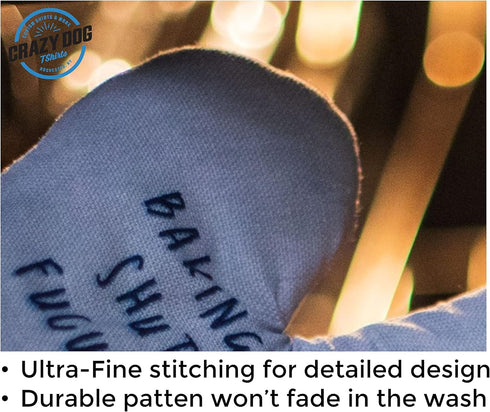 I Just Don't Want to Look Back and Think I Could Have Eaten That Funny Graphic Kitchenwear Cool Food Oven Mitt