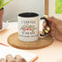 YouNique Designs I Teach Kids to Talk Back SLP Mug, 11 Ounces, Speech Language Pathology Coffee Cup for Women
