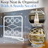 Space-Saving Shelf Dividers with T-Shirt Folder Board, Organize Closet Space, Ideal for Kitchen, Bathroom, Office, Pack