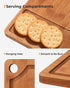 Set 3-Piece Bamboo Cutting Board for Kitchen, Knife-Friendly Wooden Cutting Boards with Juice Groove, Durable Chopping